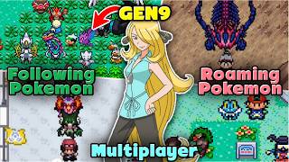 New Completed Pokemon GBA ROM Hacks 2024 with GEN9 Multiplayer Mega Evolution Following Pokemon [upl. by Dame]