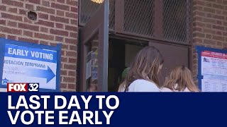 Chicagos final day of early voting begins [upl. by Spoor]