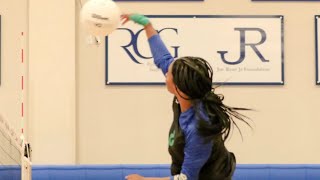 Volleyball Highlights Oct Recap  Giselle Little [upl. by Aicilav]