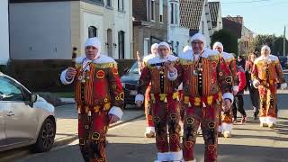 Carnaval dAnderlues 2023 35 Ramassage Gilles Vrais Amis des Bruyères [upl. by Ethyl]