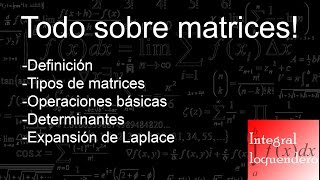 Todo sobre matrices Guía completa [upl. by Yetti99]