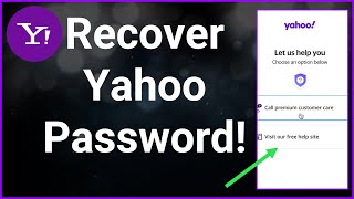 How To Recover Yahoo Password Without Backup Email Or Phone Number [upl. by Cronin]