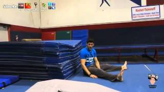 BACK HANDSPRING Proper jump drills PART 2 of 5 [upl. by Ennazzus]