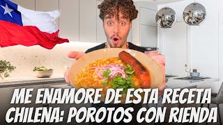 JAMAS pensé que esta COMIDA CHILENA seria TAN BUENA hice y probé por primera vez POROTOS con RIENDAS [upl. by Nnainot818]