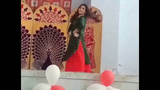 Sanatan dharm girls inter College orai Dance performance in aaja nachle [upl. by Terrag42]