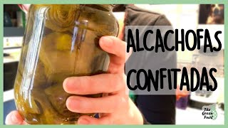 Cómo hacer ALCACHOFAS CONFITADAS en AOVE  Receta Fácil y Rápida de BATCH COOKING SALUDABLE [upl. by Alrick541]