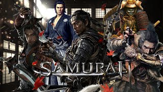 10 JEUX VIDEO sur les SAMOURAIS [upl. by Ayamahs]