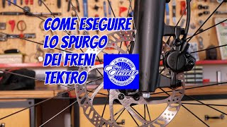 Come eseguire lo spurgo dei freni Tektro [upl. by Areemas]