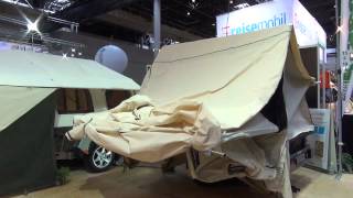 Caravan Salon 2014  Holtkamper Cocoon Aero Windforce [upl. by Hadeis967]