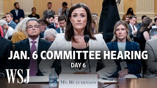 Watch Live House Jan 6 Committee Hearing  WSJ [upl. by Urbano]