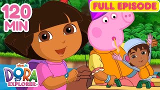 Dora the Explorer FULL EPISODES Marathon  5 Full Episodes  2 Hours  Dora Saves Fairytale Land 1 [upl. by Cassie]