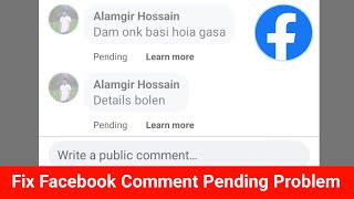 Facebook Comment Pending Problem Solve  How to Fix Facebook Comment Pending Learn More Error [upl. by Lemay588]