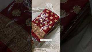 Pure Munga Silk Banarasi Saree With Price  banarasi saree  JMSHandlooms viral shorts [upl. by Marylin]