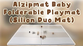 Alzipmat Baby Folderable Playmat Silion Duo Mat [upl. by Eenar]