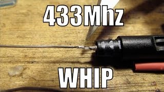 Half wave whip antenna for 433MHz RCHacker 36 [upl. by Esimehc251]