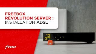 Freebox Revolution  installation du boîtier Server en ADSL [upl. by Helge]