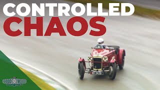 10 minutes of incredible prewar battles and drifts  Goodwood Revival [upl. by Disharoon859]