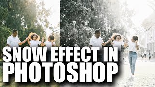 Snow Effect in Photoshop  Malayalam Tutorial  SQUEMIIO [upl. by Nanis]