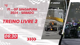 FORMULA 1 AO VIVO  TREINO LIVRE 3  GP SINGAPURA 2024  Narração Comentários e Bate papo [upl. by Kunin]