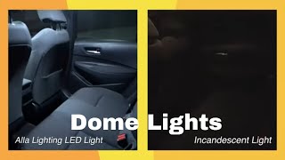 How to Change  Replace  Remove Toyota Corolla Dome Lights Bulbs [upl. by Tenay121]