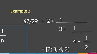 number theory 73 Finite Continued Fractions [upl. by Nhaj]