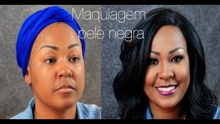 Maquiagem pele negra  Irlaine Tavares [upl. by Therron]