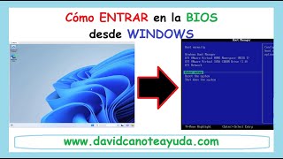 Cómo Entrar a la BIOS desde Windows rápidamente con 1 solo comando [upl. by Gusty756]