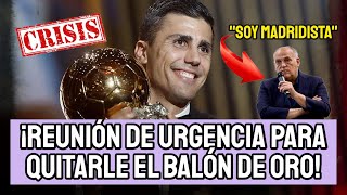 ÚLTIMA HORA UEFA Y FRANCE FOOTBALL MEDITAN QUITARLE BALÓN DE ORO A RODRI POR UN TEMA DE FAIR PLAY [upl. by Annola]