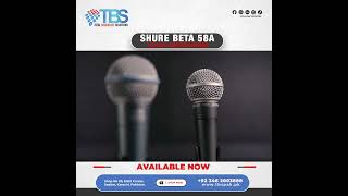 Shure  Beta 58A  Supercardioid Dynamic Microphone [upl. by Uke810]