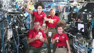 Thanksgiving Message from the International Space Station [upl. by Liauqram271]