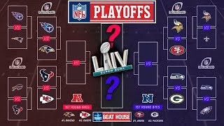 Full NFL Playoff Predictions Divisional Round Predictions amp On Super Bowl Prediction [upl. by Notserp250]