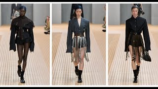 PRADA FallWinter 2024 Womens Wear show [upl. by Lesig948]