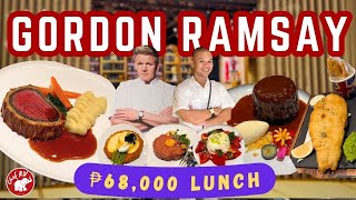 ₱68000 LUNCH AT GORDON RAMSAY WORTH IT BA  Team Chef RV [upl. by Ahterod]