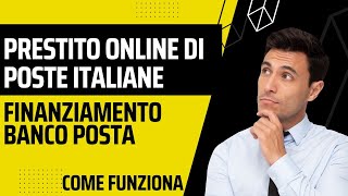 PRESTITO POSTE ITALIANE BANCOPOSTA ONLINE TASSO INTERESSE SETTEMBRE 2023 iprestitionline [upl. by Turner]