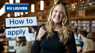 How to apply to KU Leuven  Belgium  International students  University application [upl. by Ybbil]