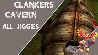 BanjoKazooie  Clankers Cavern  All Jiggy Locations [upl. by Elaweda]