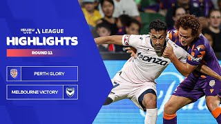 Perth Glory v Melbourne Victory  Highlights  Isuzu UTE ALeague 202324  Round 11 [upl. by Jennette]