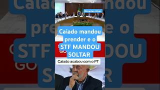 Caiado mandou prender e o STF MANDOU SOLTAR Caiado detona o PT em reunião com os governadores [upl. by Seitz134]