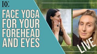 6 Magic Upper Face Yoga Exercises For Your Forehead And Eyes [upl. by Power]