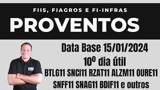 DI News Proventos do 10º Dia útil BTLG11 SNCI11 RZAT11 ALZM11 OURE11 SNFF11 SNAG11 BDIF11 e outros [upl. by Bartolomeo]