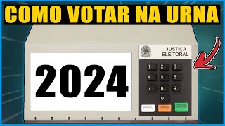 COMO VOTAR na URNA ELETRONICA nas ELEIÇÕES MUNICIPAIS 2024  SIMULADOR VOTAÇÃO VEREADOR e PREFEITO [upl. by Ybor548]