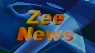 Zee News 2000 Headlines and Outro on ZEE TV channel childhood television nostalgia [upl. by Nylissej949]