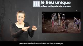 Présentation du spectacle quotCrowdquot de Gisèle Vienne en LSF [upl. by Ogirdor]