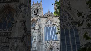 Historic York Minster bells ring for 10am 28924 [upl. by Eirol556]