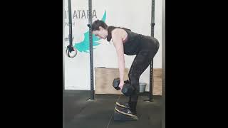 DB deadlift with dorsiflexion deadlift legday [upl. by Ymor]