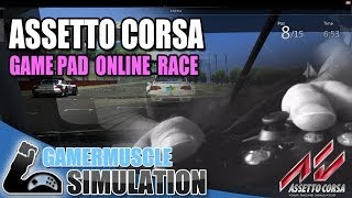 Assetto corsa gamepad settings tested online  GamerMuscle Simulation [upl. by Sobel]