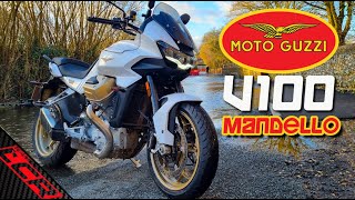 2023 Moto Guzzi V100 Mandello  First Ride [upl. by Ecnatsnok]