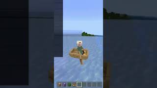 Making a boat summon ice in Minecraft [upl. by Dnomar677]