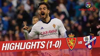 Resumen de Real Zaragoza vs SD Huesca 10 [upl. by Donnie]