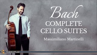 Bach  Complete Cello Suites Massimiliano Martinelli [upl. by Ayotal]